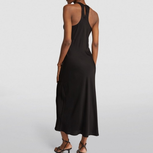 🆕️ All Saints Betina Maxi Dress in Black - Picture 4 of 16
